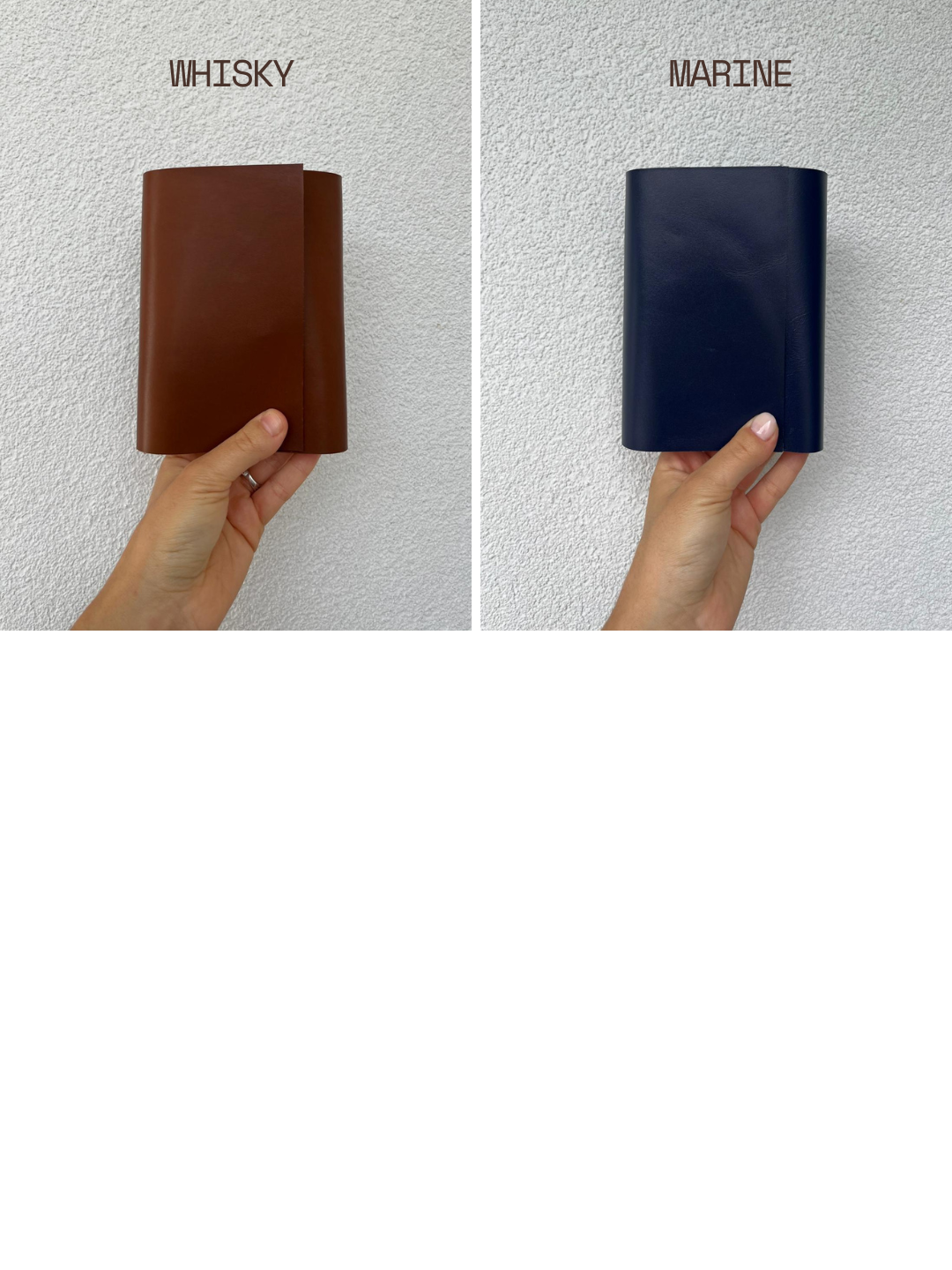 A6 Leather Notebook Cover