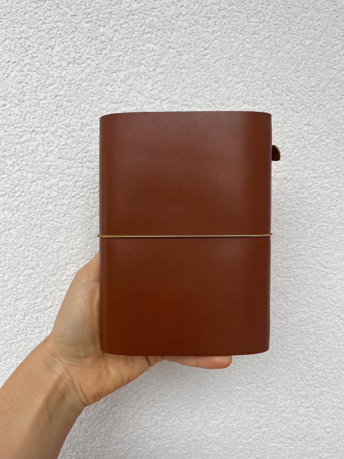 A6 Leather Notebook Cover